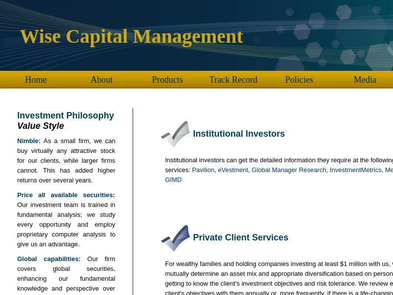 Home - Wise Capital Management