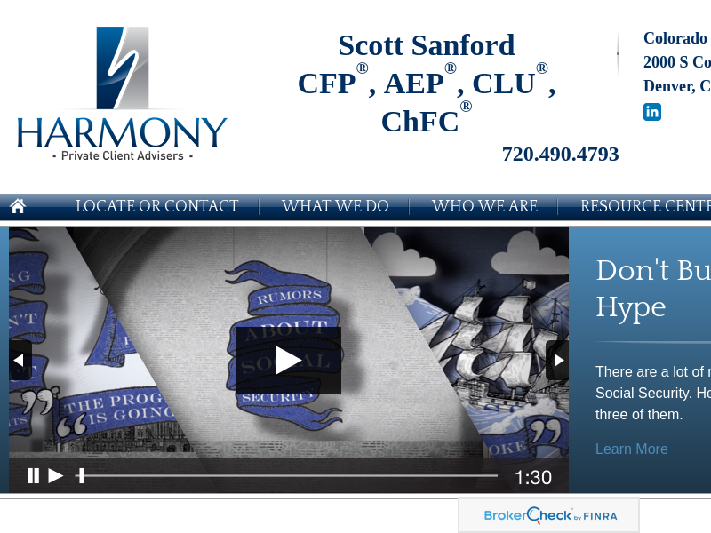 Home | Scott Sanford CFP®, AEP®, CLU®, ChFC®