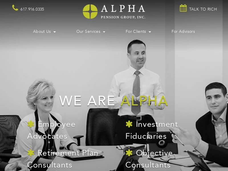 Alpha Pension Group, Inc. - Retirement Plan Consulting