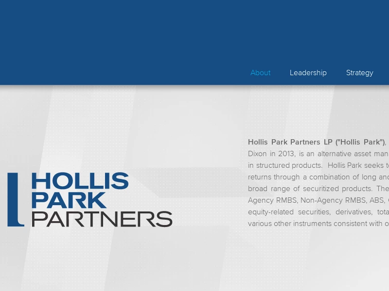 Hollis Park Partners :: HollisPark :: Welcome