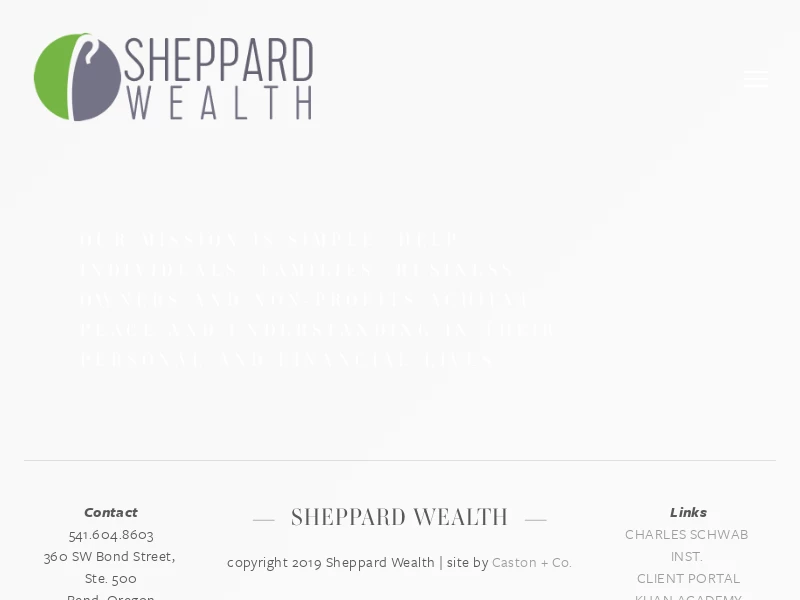 SHEPPARD WEALTH