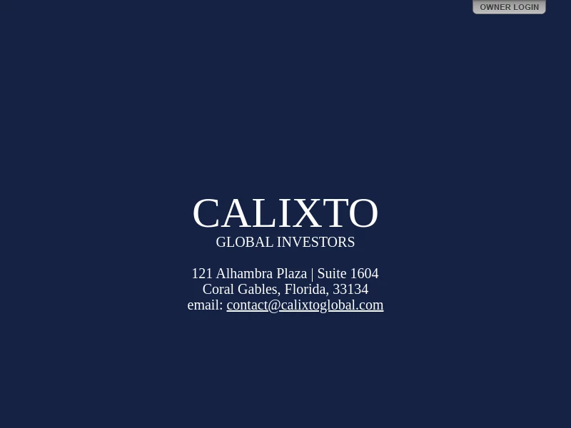 Calixto Global Investors