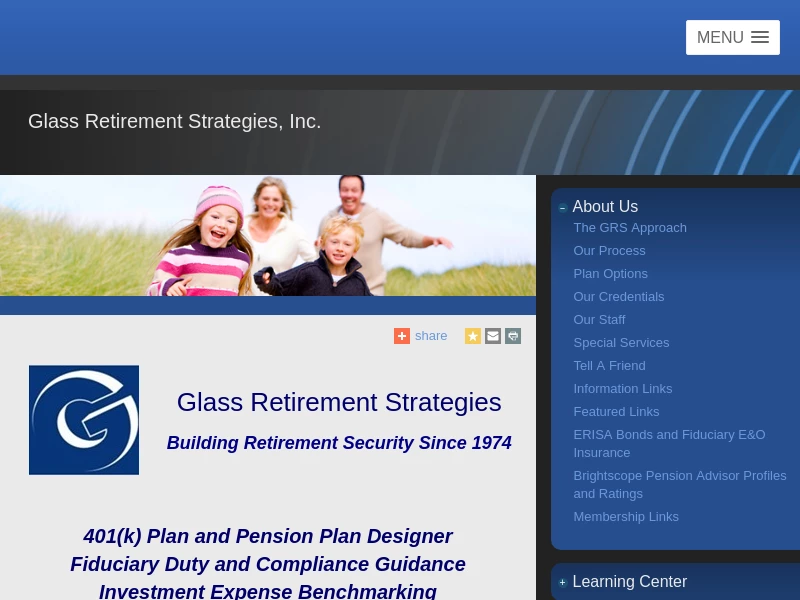 401(k) Fiduciary Compliance Guidance Glass Retirement Strategies, Inc.