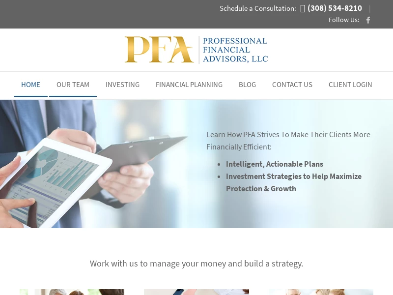 Homepage : Professional Financial Advisors