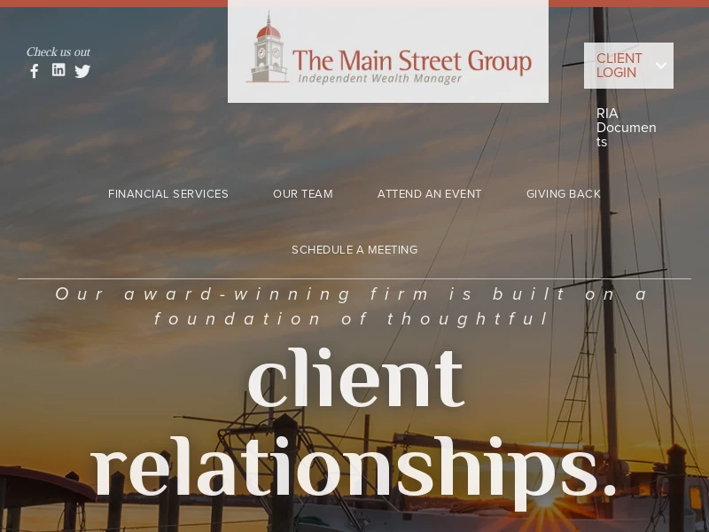 The Main Street Group – Independent Wealth Manager