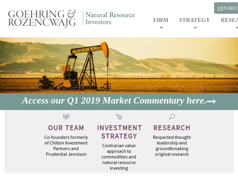 G&R - Natural Resource Investors