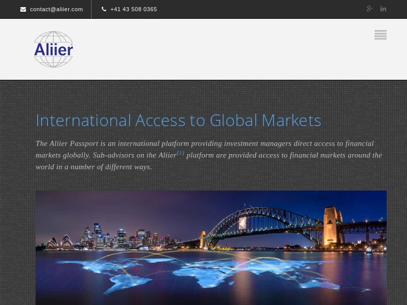 Aliier | International Access to Global Markets