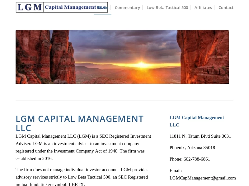 LGM Capital Management LLC