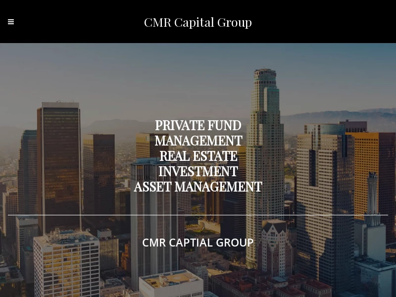 CMR Capital Group, LLC - Home