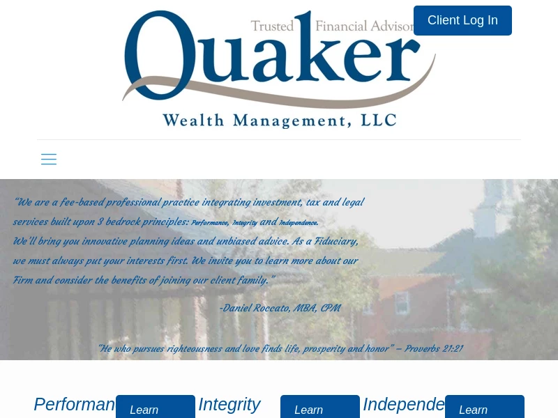 Financial Planning - Quaker Wealth Management