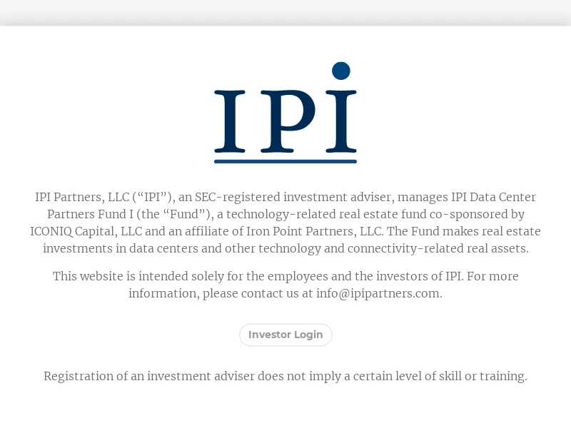 Home - IPI Partners, LLC