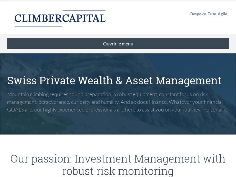 Climber Capital SA - Bespoke international private asset management
