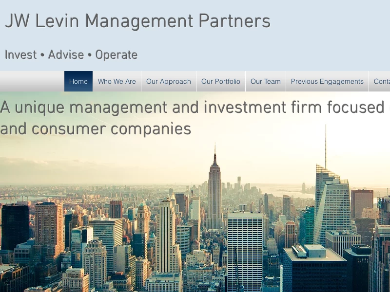 JW Levin Management Partners | Jerry W Levin | New York