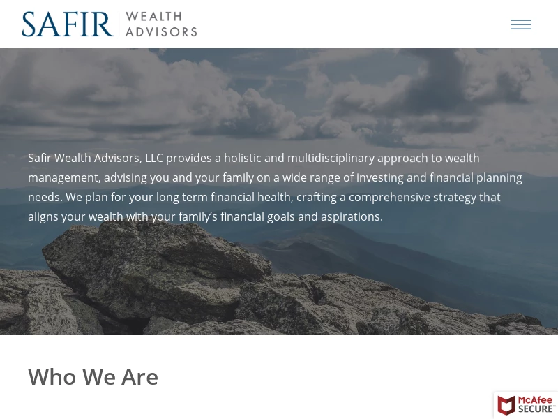 Home — Safir Wealth Advisors