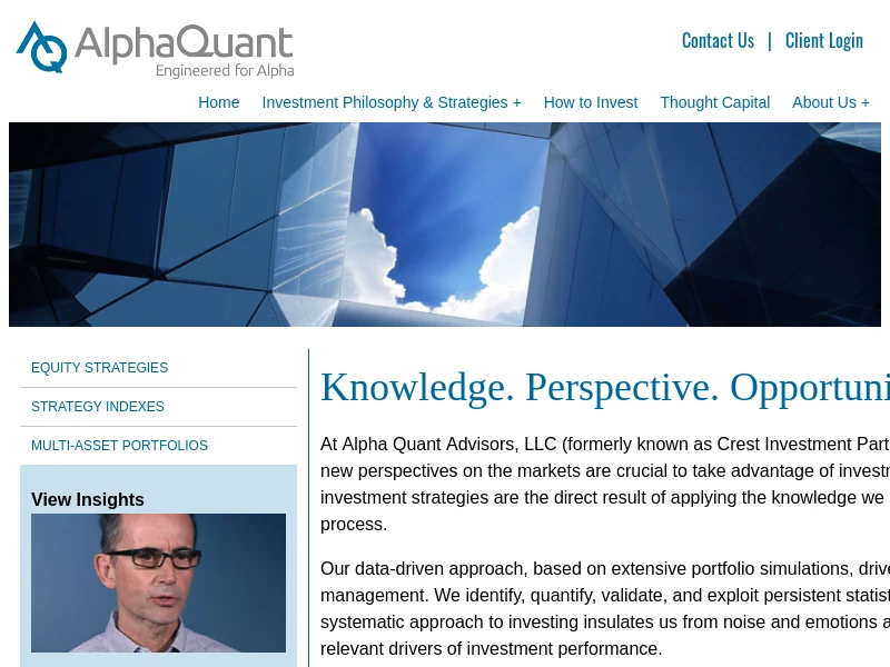 Welcome | Alpha Quant Advisors, LLC