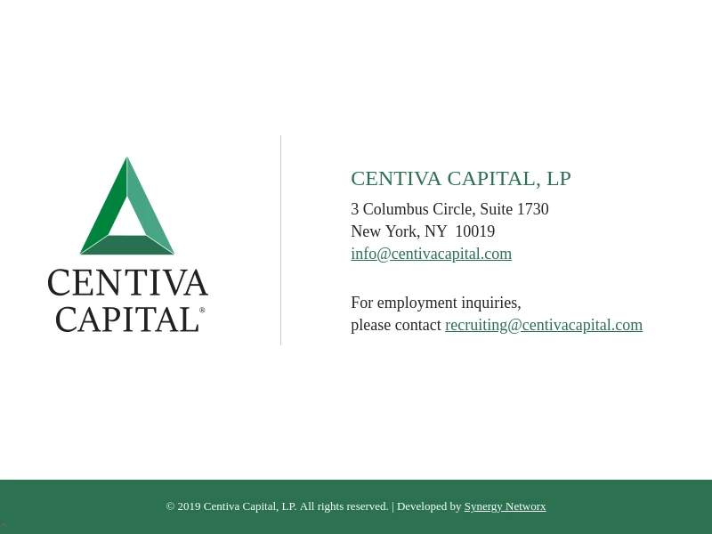 Centiva Capital, LP