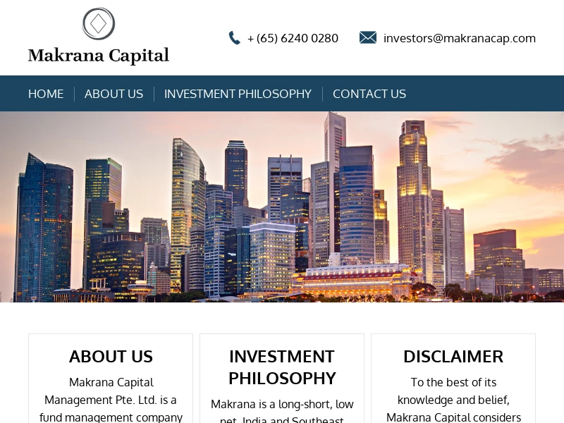 Makrana Capital Management Pte. Ltd.