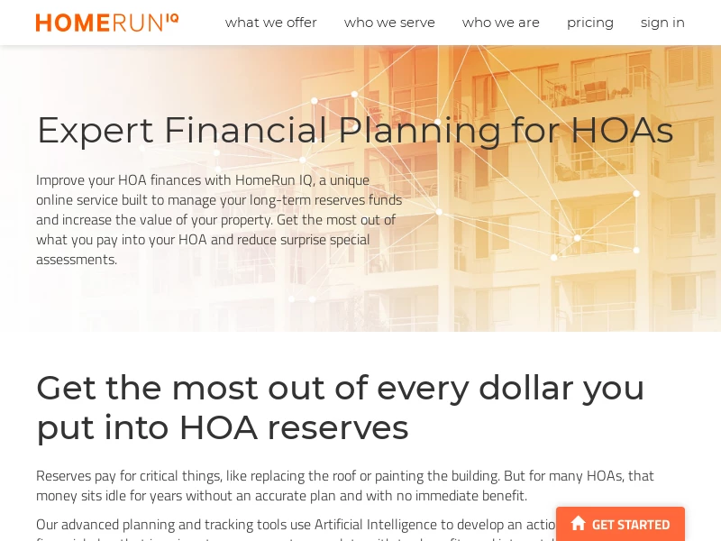 HomeRun IQ - Powerful Reserve Study Software