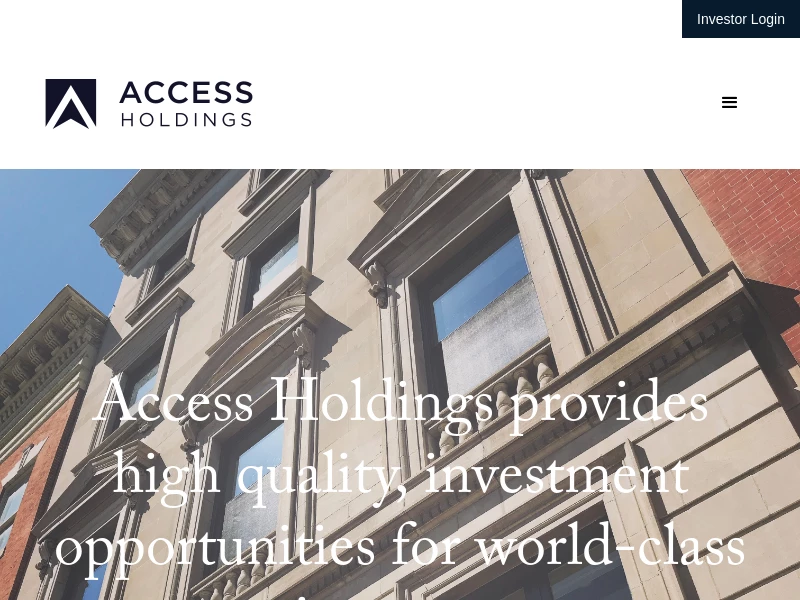 Access Holdings - Direct Investment Opportunities | Home