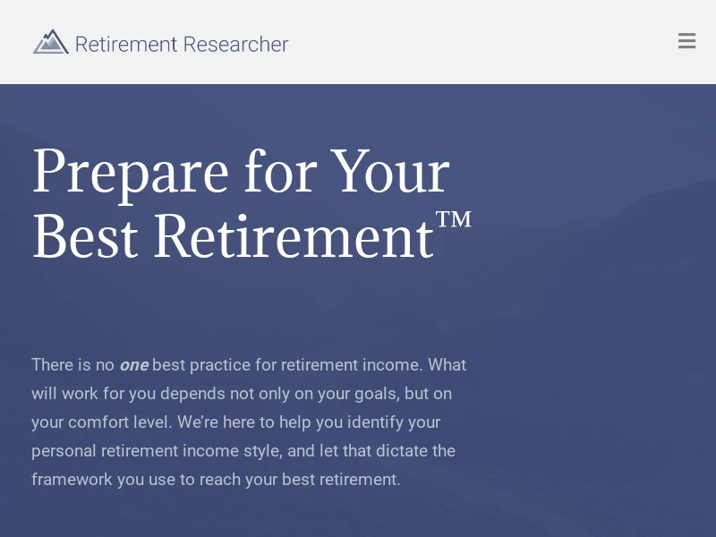 Retirement Researcher - by Wade Pfau, Ph.D. CFA & McLean Asset Management