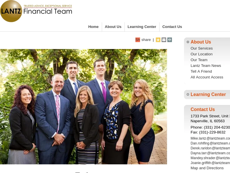 Independent Financial Advisor Chicago - Lantz Financial, LLC