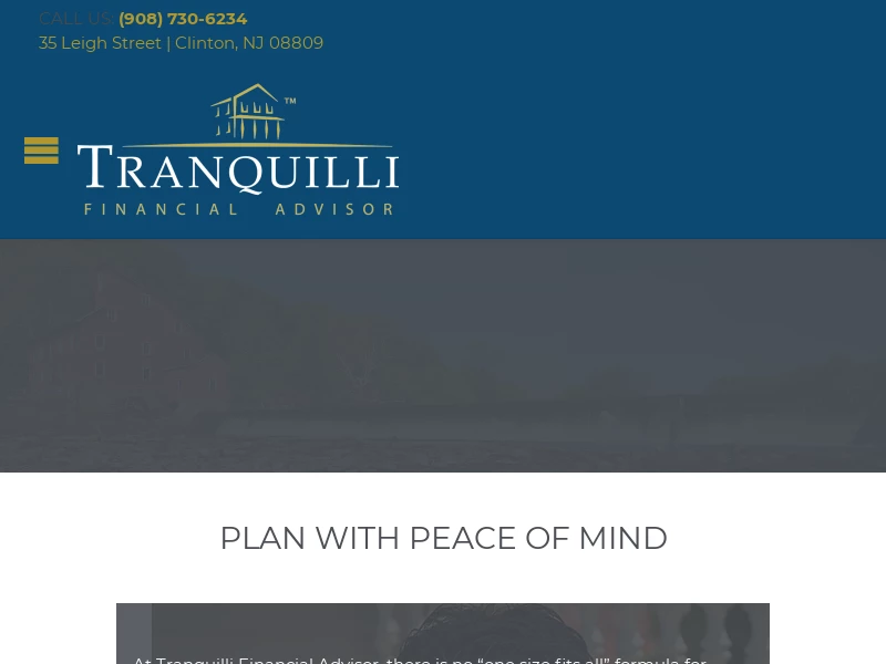 Welcome to Louis Tranquilli Financial Advisor