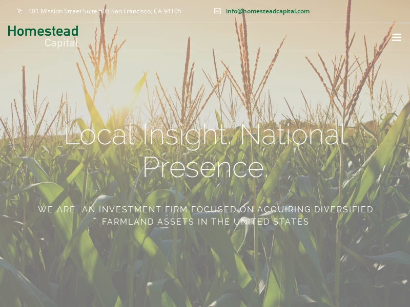 Homestead Capital – Local Insight. National Presence.