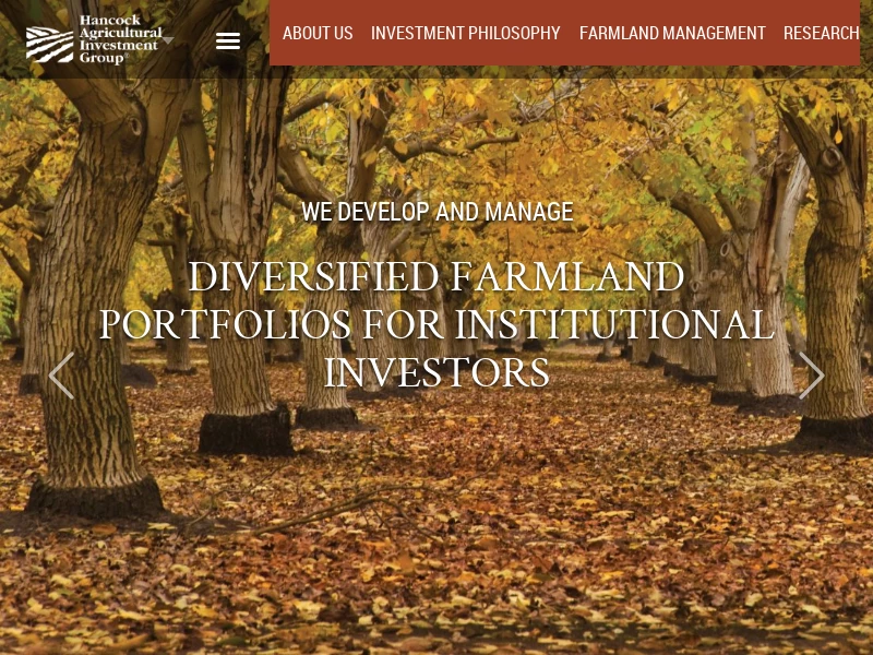 Agriculture | Institutional | Manulife Investment Management