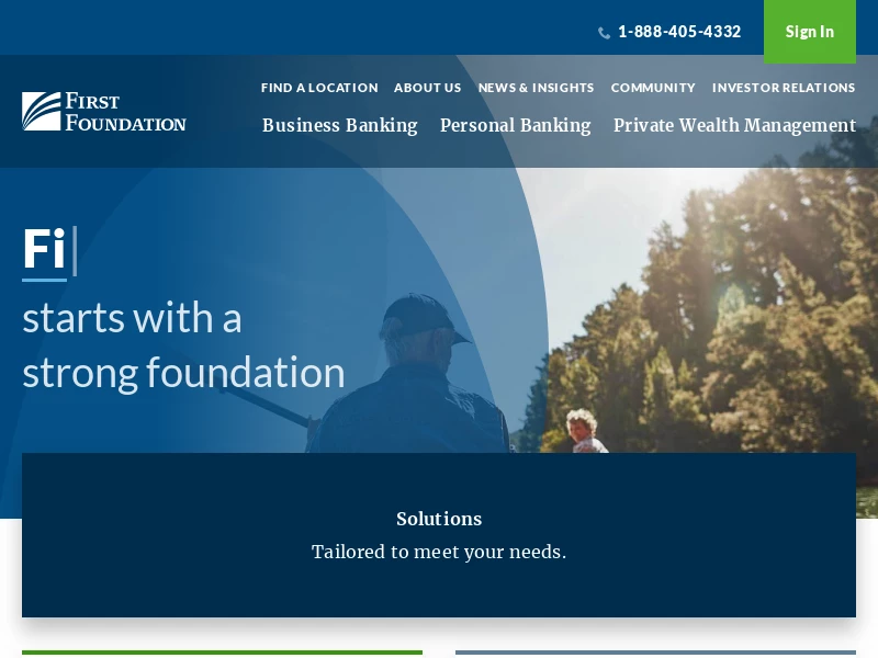 Personal & Commercial Banking | First Foundation Bank