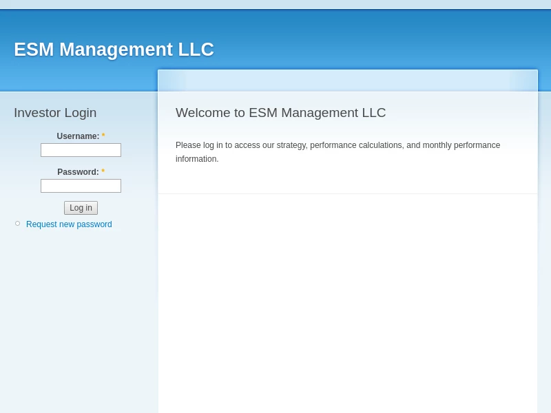 Welcome to ESM Management LLC | ESM Management LLC