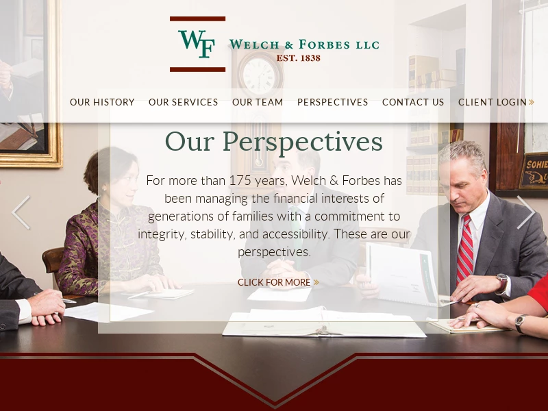 Wealth Management in Boston Since 1838 | Welch & Forbes LLC