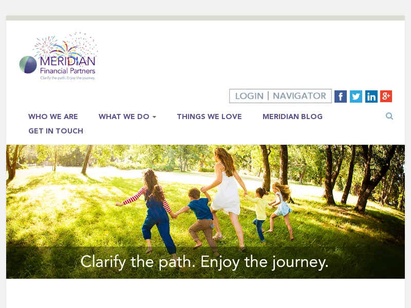 Meridian Financial Partners | Warrenton, VA | Clarify the Path, Enjoy the Journey