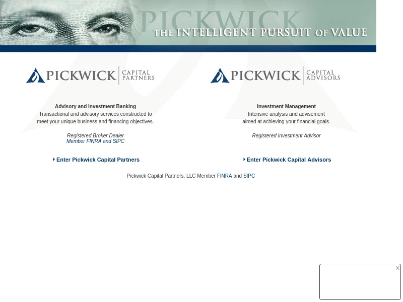 Pickwick Capital Partners - Home