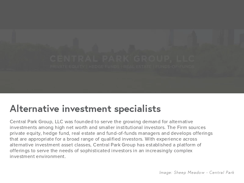 Central Park Group, LLC