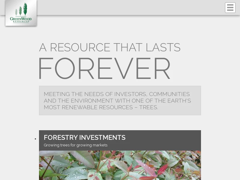 GreenWood Resources - Now Part of Nuveen Natural Capital