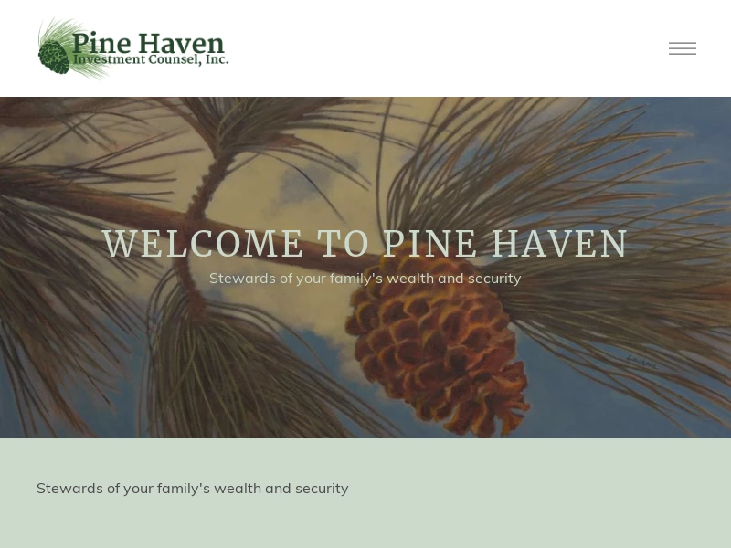 Home — Pine Haven Investment Counsel, Inc.