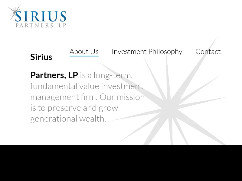 Sirius Partners, LP