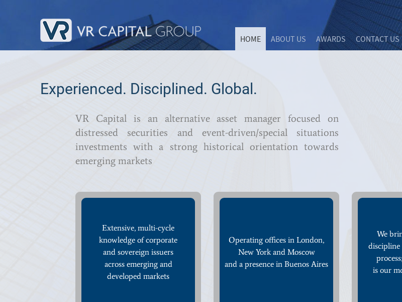 VR Capital Group | Home