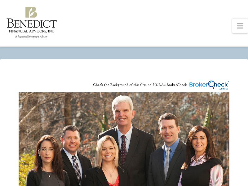 Benedict Financial | A Registered Investment Advisor