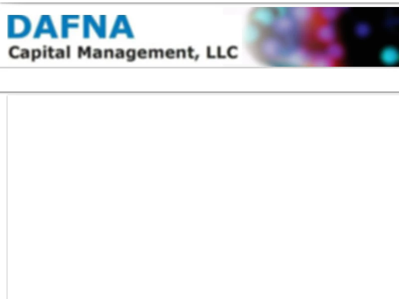 DAFNA Capital Management, LLC | Life Science Investment Fund