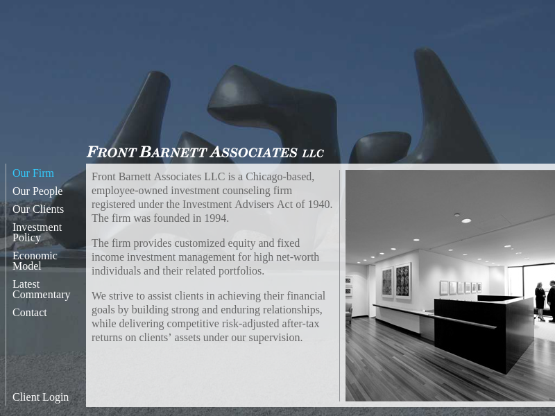 Front Barnett Associates LLC - Our Firm
