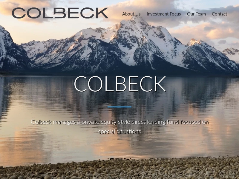 Colbeck Capital Management :: Home