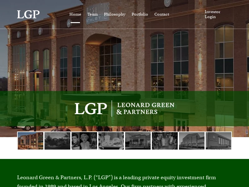 Leonard Green & Partners | Leading private equity investment firm based in Los Angeles