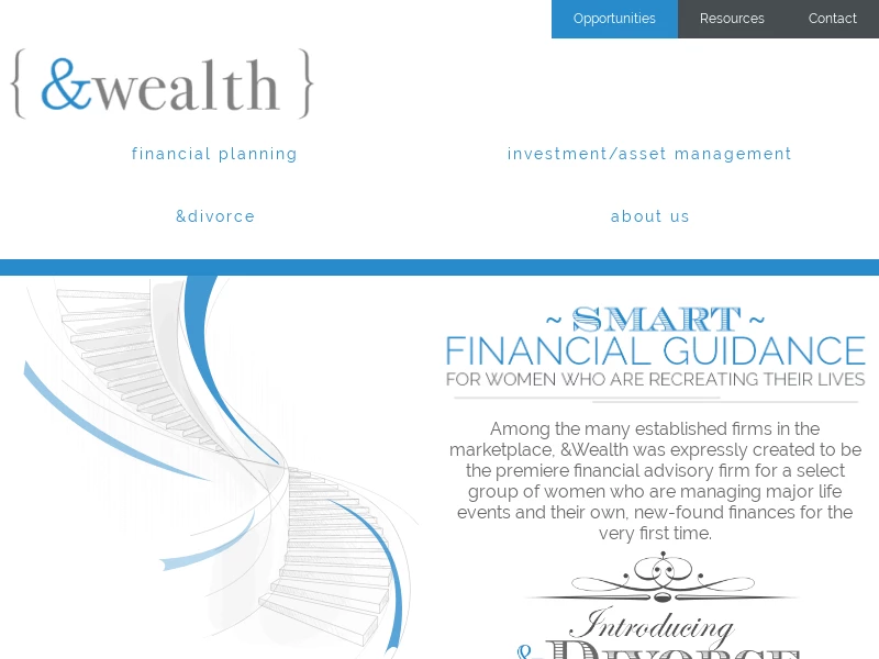 &Wealth Partners LLC Financial Advice for Women Who Are Recreating Their Lives