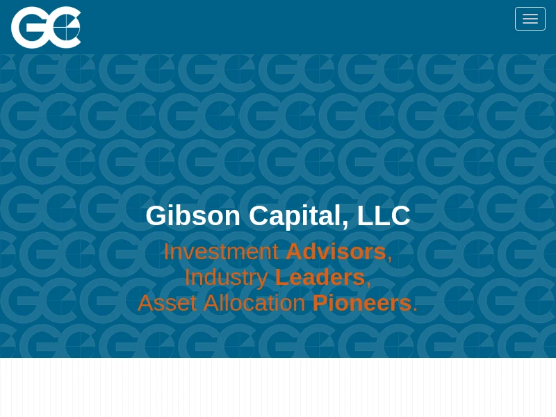 Gibson Capital | Wexford, Pennsylvania, fee-only wealth management firm serving discerning investors since 1989.