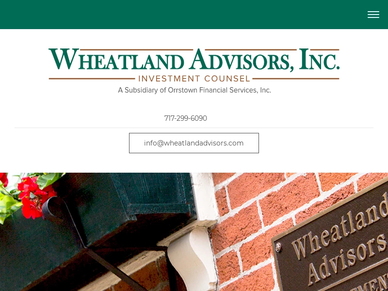 Orrstown Financial Advisors Fiduciary Services