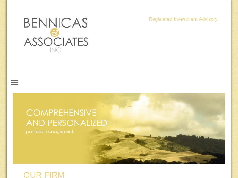 Portfolio Management | Bennicas and Associates | Portola Valley