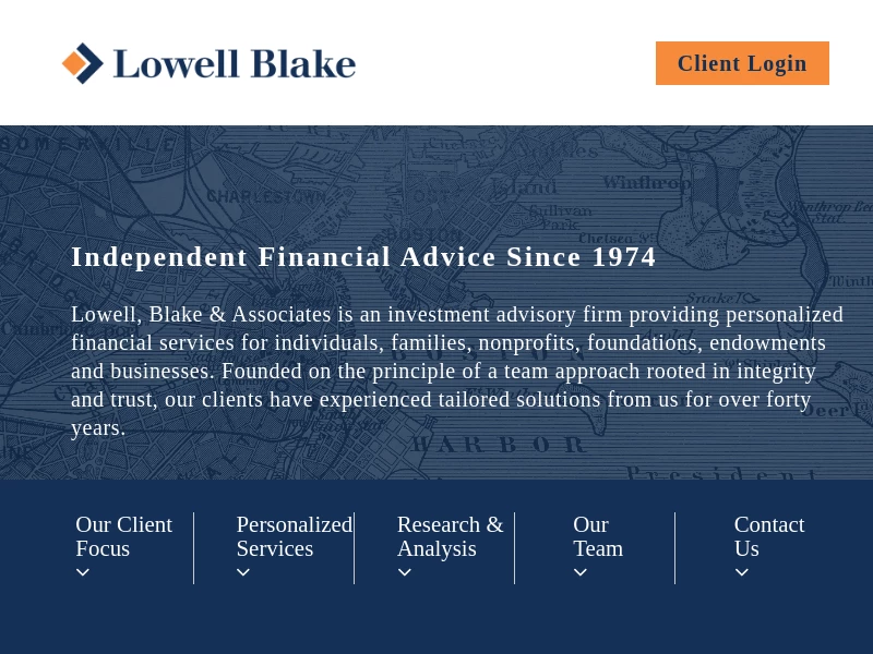 Home Page - Lowell, Blake & Associates, Inc.