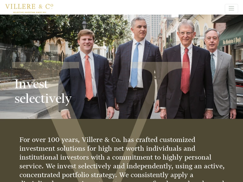 Villere & Co. | Investment Strategy & Wealth Management