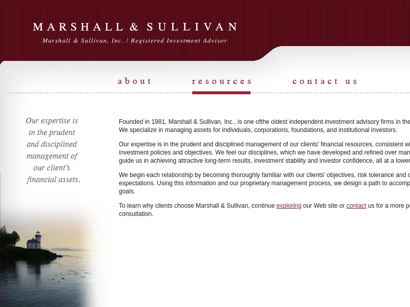 Seattle, WA | Financial Advisor | Msinvest — Marshall & Sullivan, Inc.